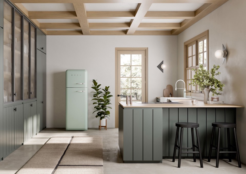 Smeg 50's Style FAB30LPG5 Verde pastello