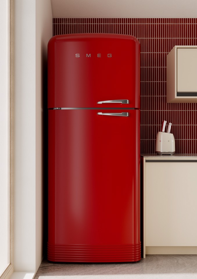 Smeg 50's Style FAB50RRD5 Rosso Made in Italy