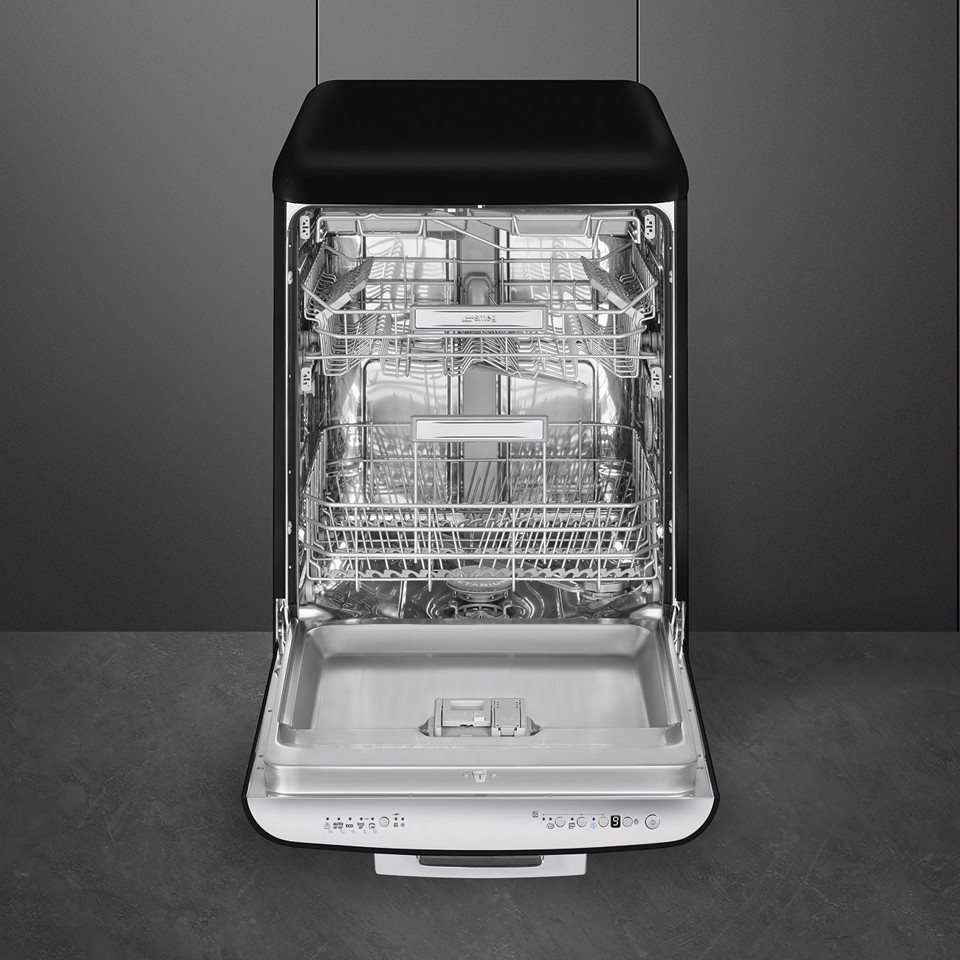 Smeg 50's Style Lavastoviglie LVFABBL3 Nero Made in Italy
