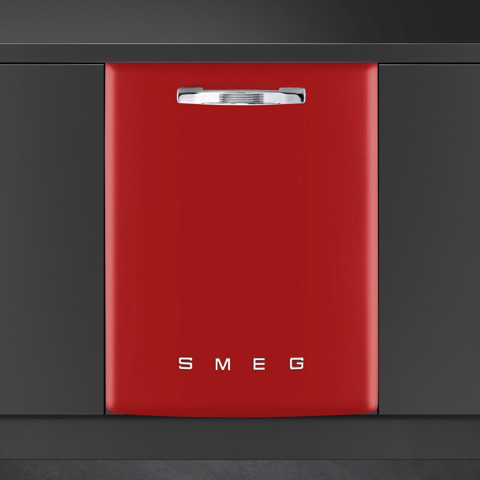 Smeg 50's Style Lavastoviglie STFABRD3 Rosso Made in Italy