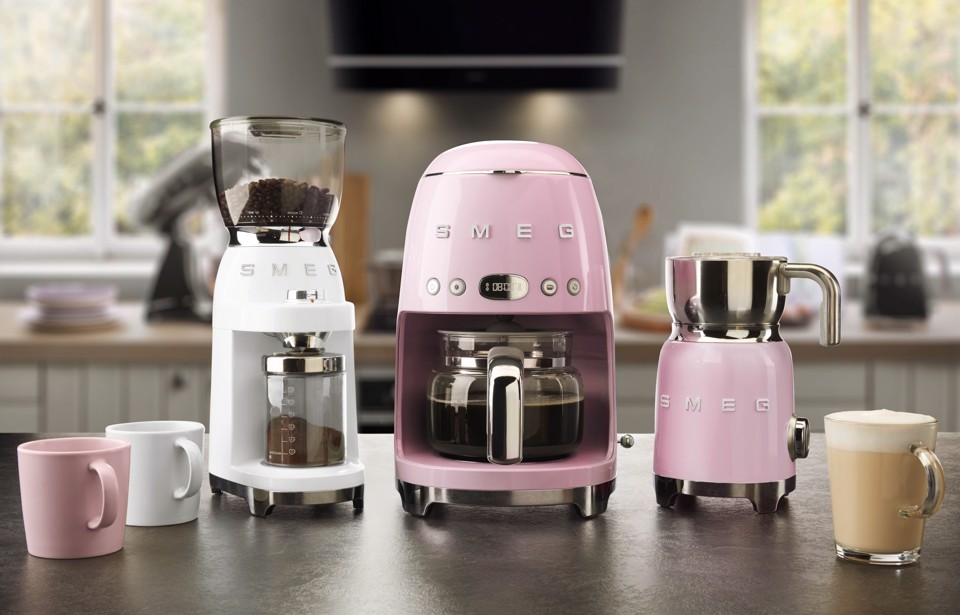 Smeg 50's Style Macchina da Caffè filtro DCF02PKEU Rosa