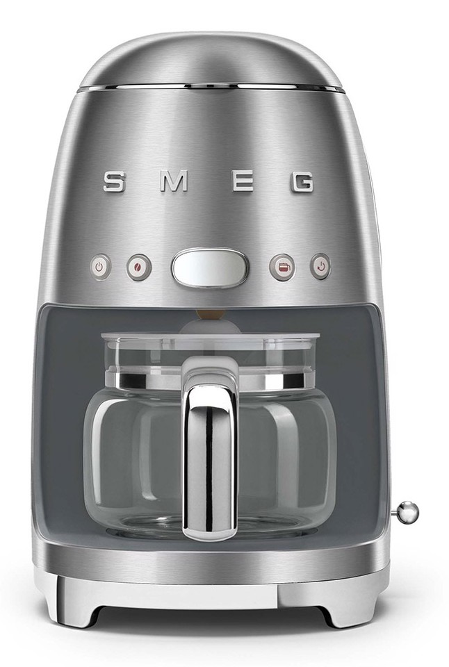 Smeg 50's Style Macchina da Caffè filtro DCF02SSEU Acciaio Inox