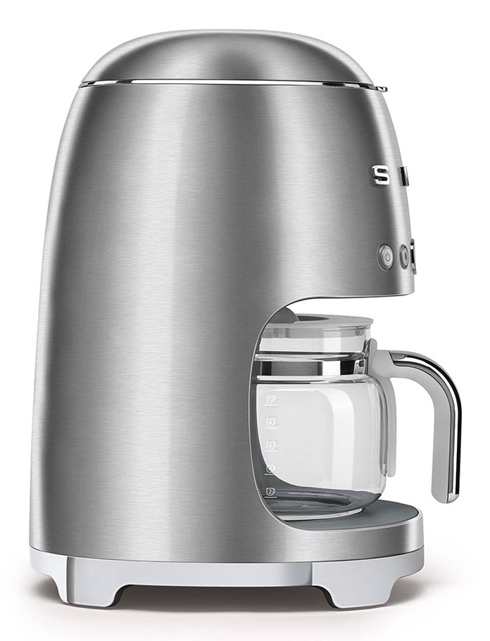 Smeg 50's Style Macchina da Caffè filtro DCF02SSEU Acciaio Inox