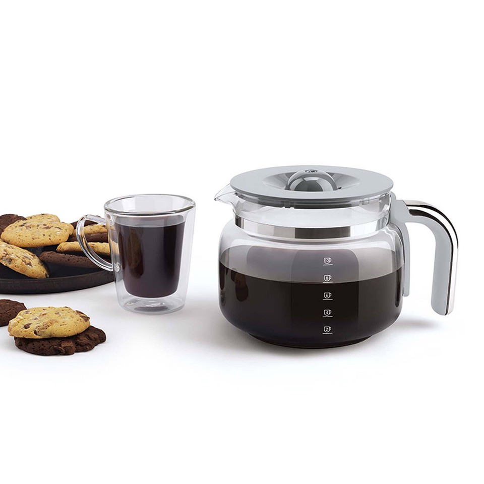 Smeg 50's Style Macchina da Caffè filtro DCF02SSEU Acciaio Inox