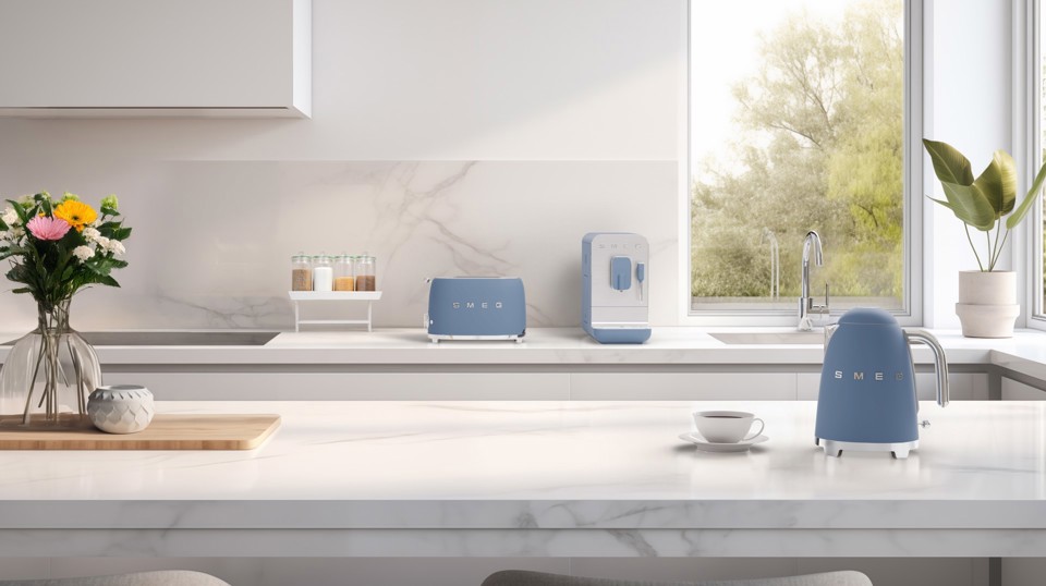 Smeg BCC12SBMEU macchina per caffè Automatica/Manuale Macchina per espresso 1,4 L