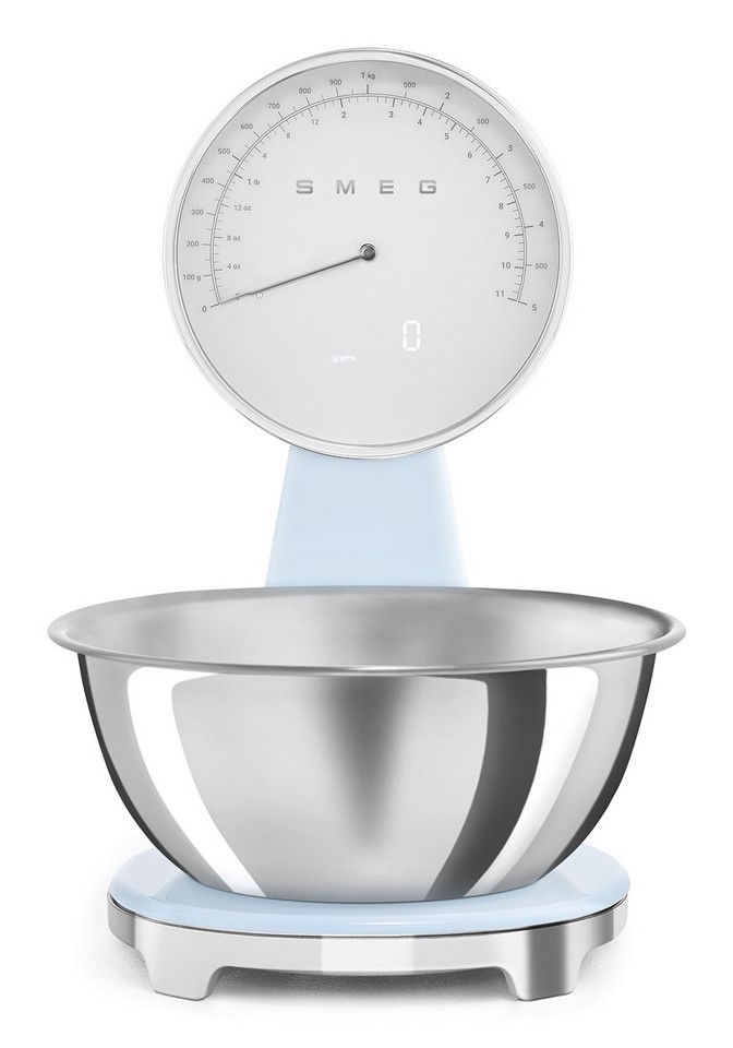 Smeg Bilancia da cucina 50's Style - Azzurro LUCIDO - KSF01PBWW
