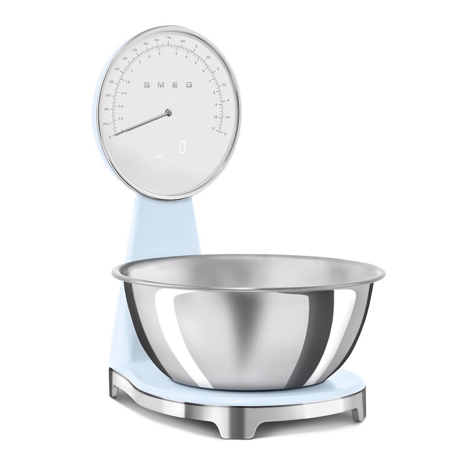 Smeg Bilancia da cucina 50's Style - Azzurro LUCIDO - KSF01PBWW
