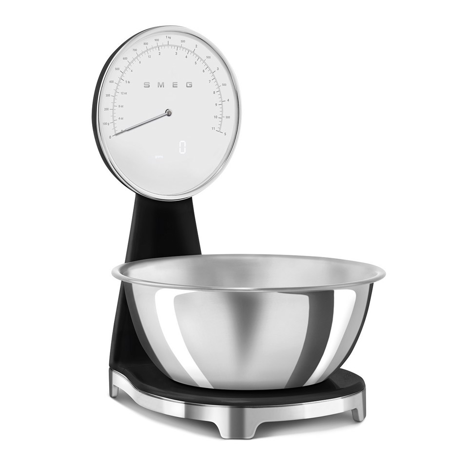 Smeg Bilancia da cucina 50's Style - Nero LUCIDO - KSF01BLWW