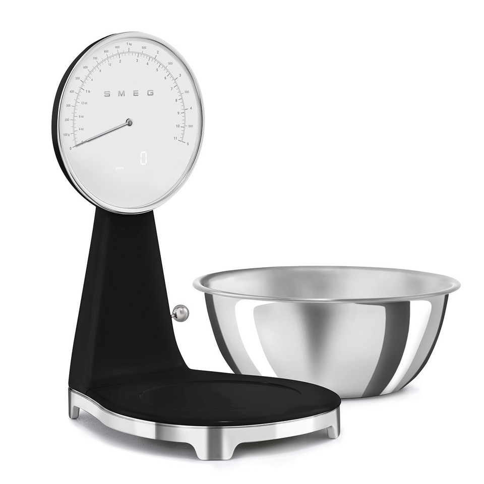 Smeg Bilancia da cucina 50's Style - Nero LUCIDO - KSF01BLWW