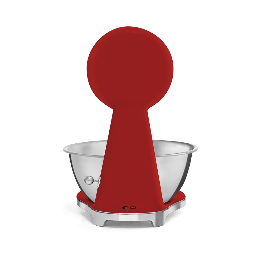 Smeg Bilancia da cucina 50's Style – Rosso LUCIDO - KSF01RDWW