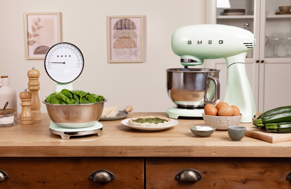 Smeg Bilancia da cucina 50's Style – Verde Pastello LUCIDO - KSF01PGWW