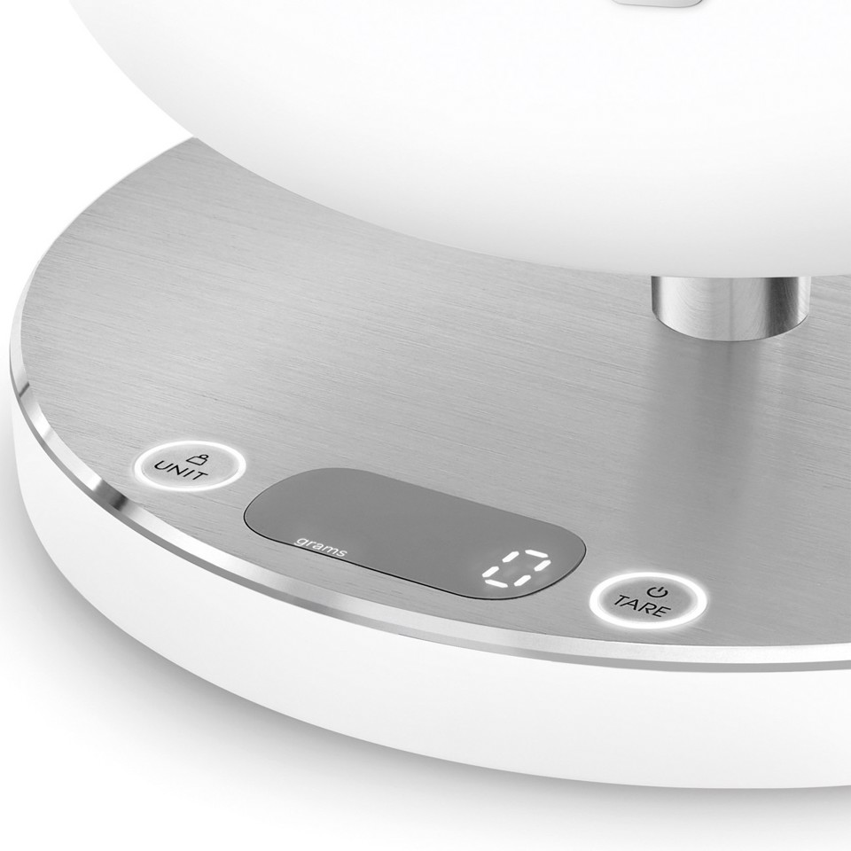 Smeg Bilancia da cucina Linea Collezione - Bianco Opaco - KSC01WHMWW
