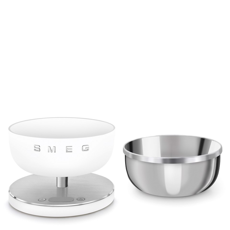 Smeg Bilancia da cucina Linea Collezione - Bianco Opaco - KSC01WHMWW