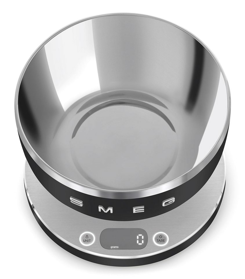 Smeg Bilancia da cucina Linea Collezione - Nero Opaco - KSC01BLMWW