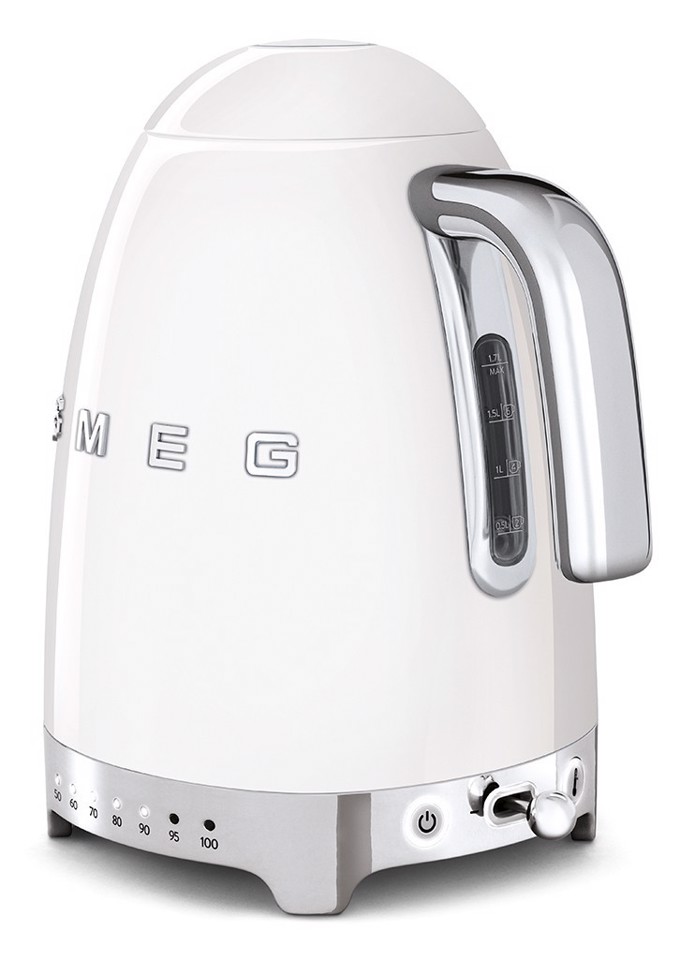 Smeg Bollitore A Temperatura Variabile 50's Style – Bianco LUCIDO – KLF04WHEU