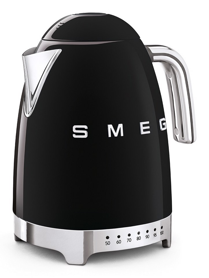 Smeg Bollitore A Temperatura Variabile 50's Style – Nero LUCIDO – KLF04BLEU