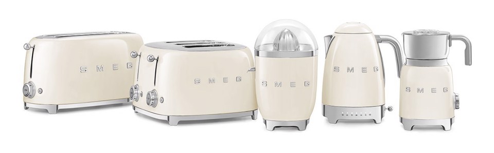 Smeg Bollitore A Temperatura Variabile 50's Style – Panna LUCIDO – KLF04CREU