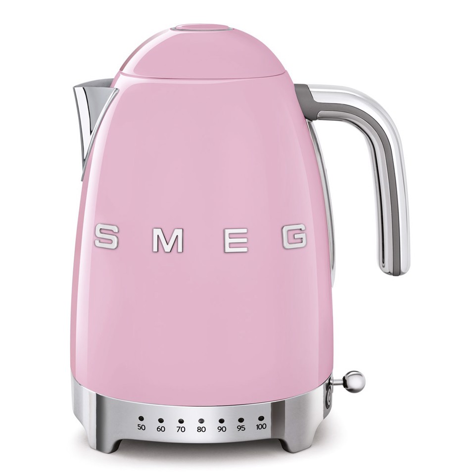 Smeg Bollitore A Temperatura Variabile 50's Style – Rosa LUCIDO – KLF04PKEU