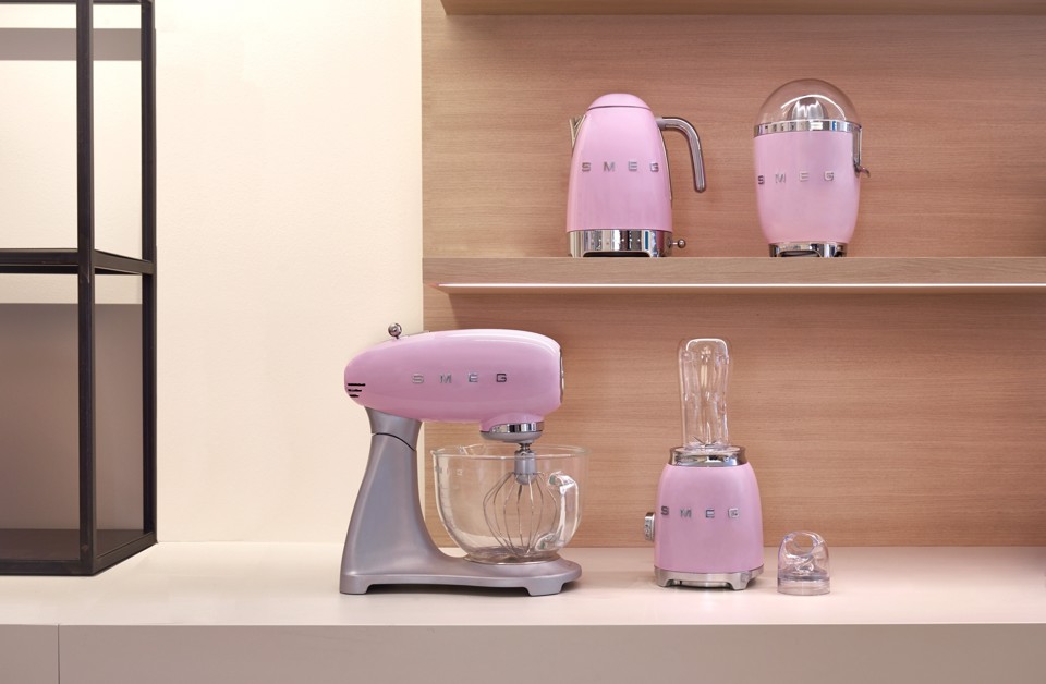 Smeg Bollitore A Temperatura Variabile 50's Style – Rosa LUCIDO – KLF04PKEU