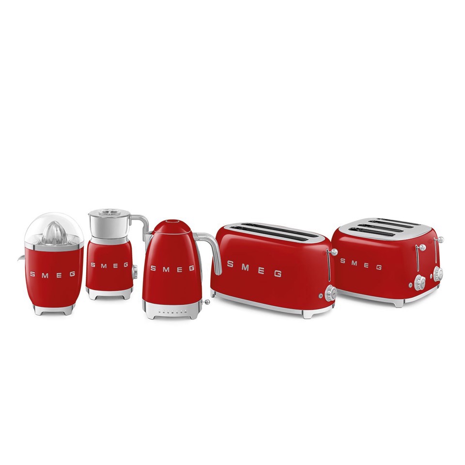 Smeg Bollitore A Temperatura Variabile 50's Style – Rosso LUCIDO – KLF04RDEU