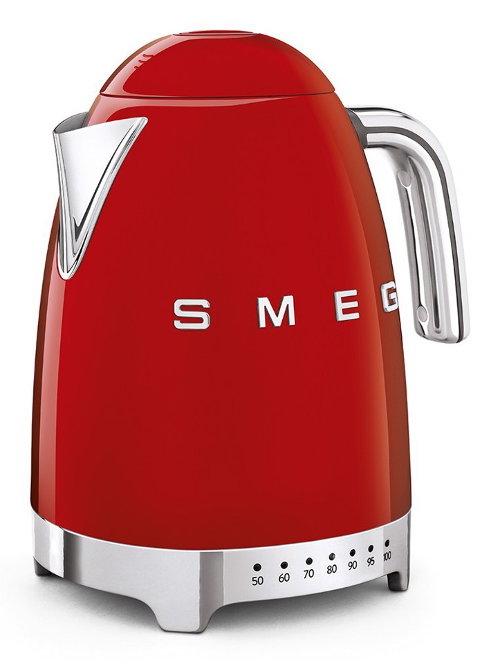 Smeg Bollitore A Temperatura Variabile 50's Style – Rosso LUCIDO – KLF04RDEU