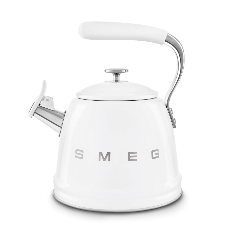Smeg Bollitore con fischio 50's Style - Bianco LUCIDO - WKF01WH