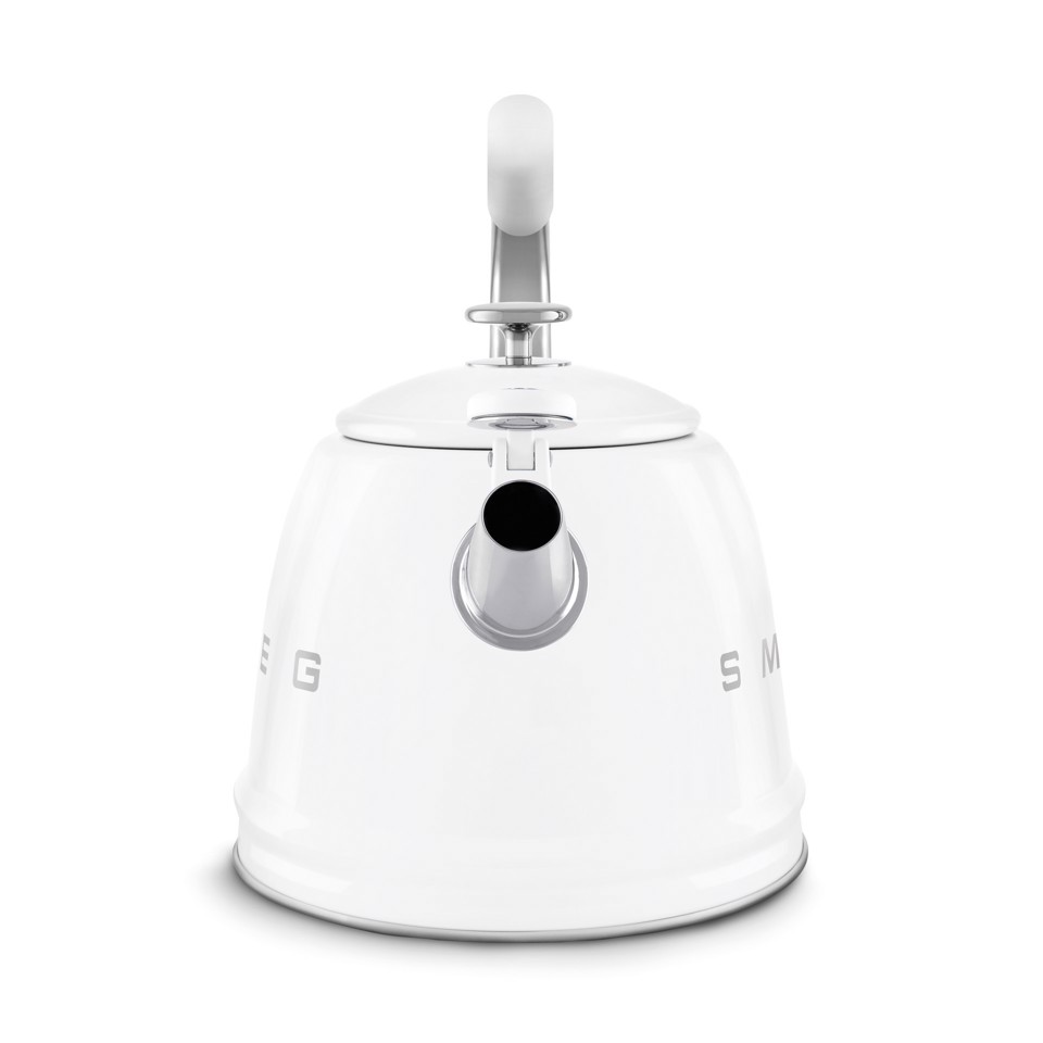 Smeg Bollitore con fischio 50's Style - Bianco LUCIDO - WKF01WH