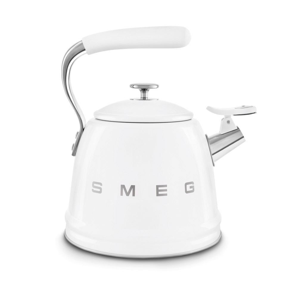 Smeg Bollitore con fischio 50's Style - Bianco LUCIDO - WKF01WH