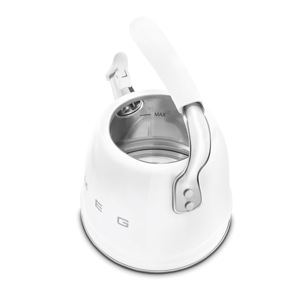 Smeg Bollitore con fischio 50's Style - Bianco LUCIDO - WKF01WH