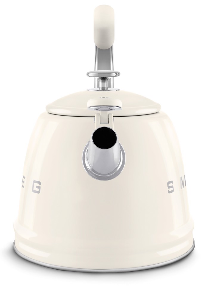 Smeg Bollitore con fischio 50's Style - Panna LUCIDO - WKF01CR