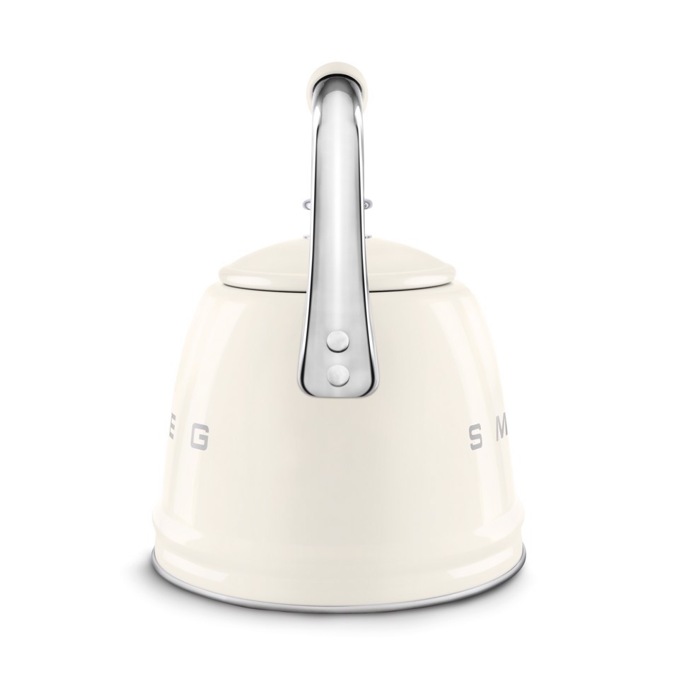 Smeg Bollitore con fischio 50's Style - Panna LUCIDO - WKF01CR