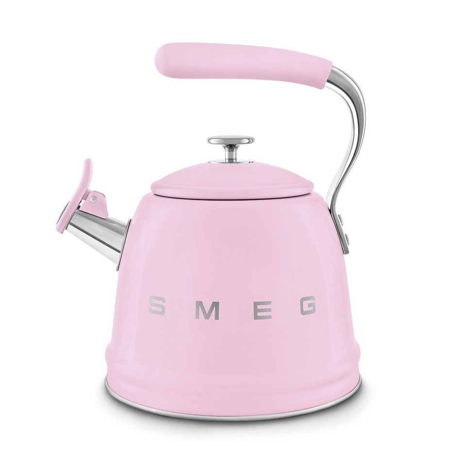 Smeg Bollitore con fischio 50's Style - Rosa LUCIDO - WKF01PK