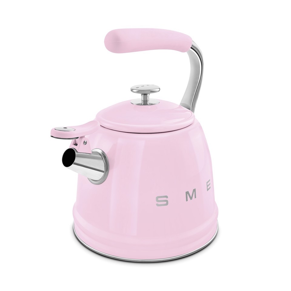 Smeg Bollitore con fischio 50's Style - Rosa LUCIDO - WKF01PK