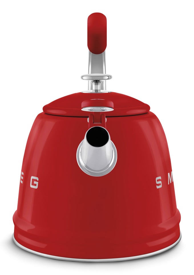 Smeg Bollitore con fischio 50's Style - Rosso LUCIDO - WKF01RD