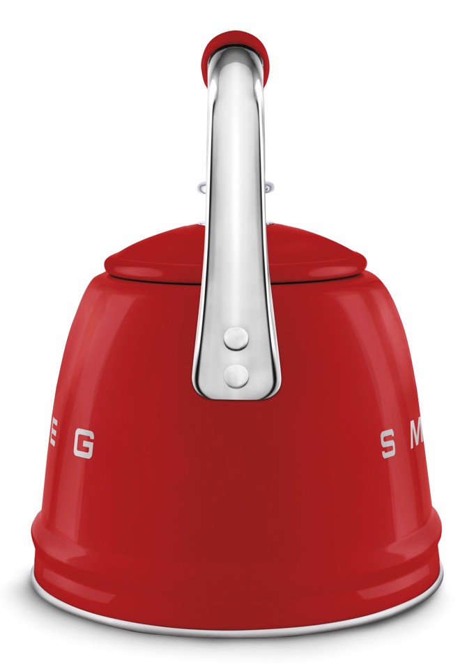 Smeg Bollitore con fischio 50's Style - Rosso LUCIDO - WKF01RD