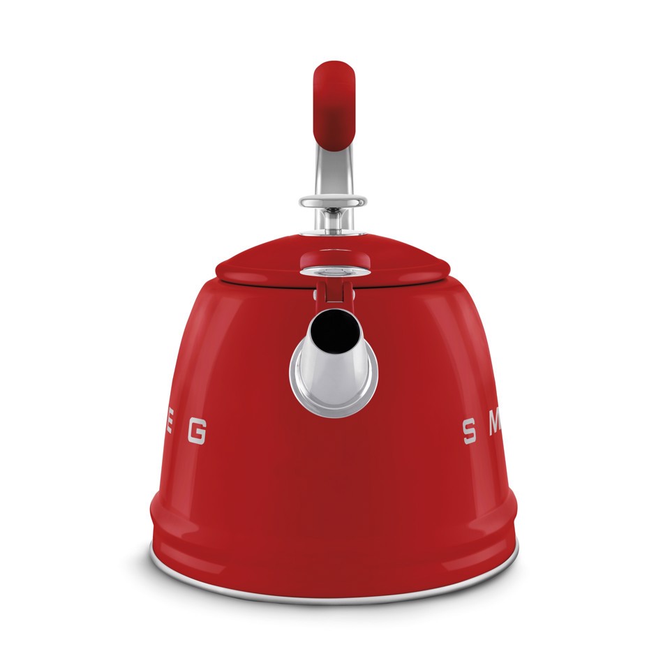 Smeg Bollitore con fischio 50's Style - Rosso LUCIDO - WKF01RD