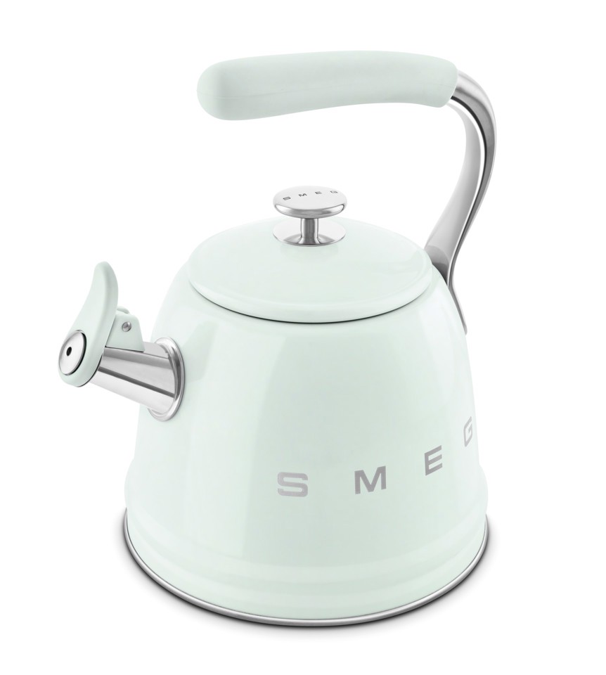 Smeg Bollitore con fischio 50's Style - Verde Pastello LUCIDO - WKF01PG