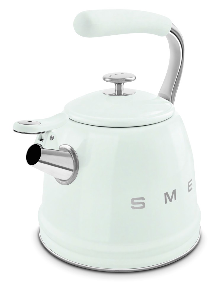 Smeg Bollitore con fischio 50's Style - Verde Pastello LUCIDO - WKF01PG
