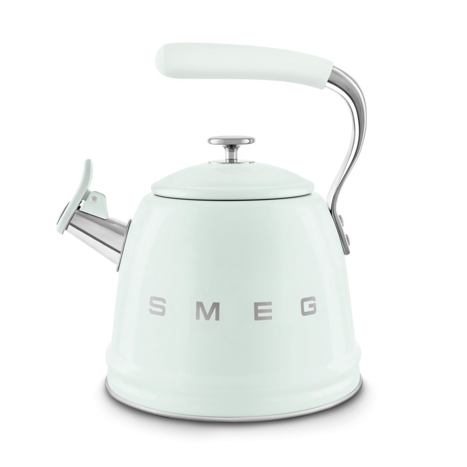 Smeg Bollitore con fischio 50's Style - Verde Pastello LUCIDO - WKF01PG