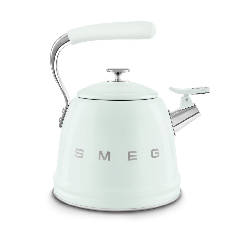 Smeg Bollitore con fischio 50's Style - Verde Pastello LUCIDO - WKF01PG