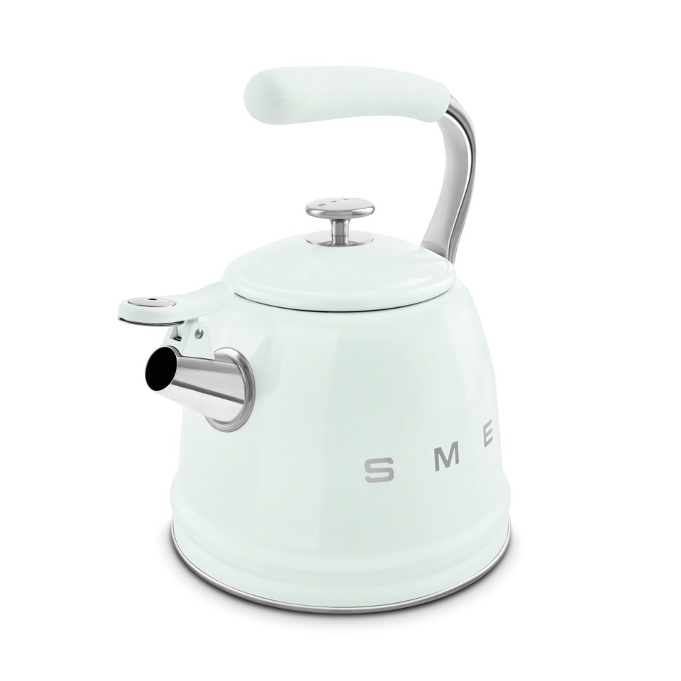 Smeg Bollitore con fischio 50's Style - Verde Pastello LUCIDO - WKF01PG