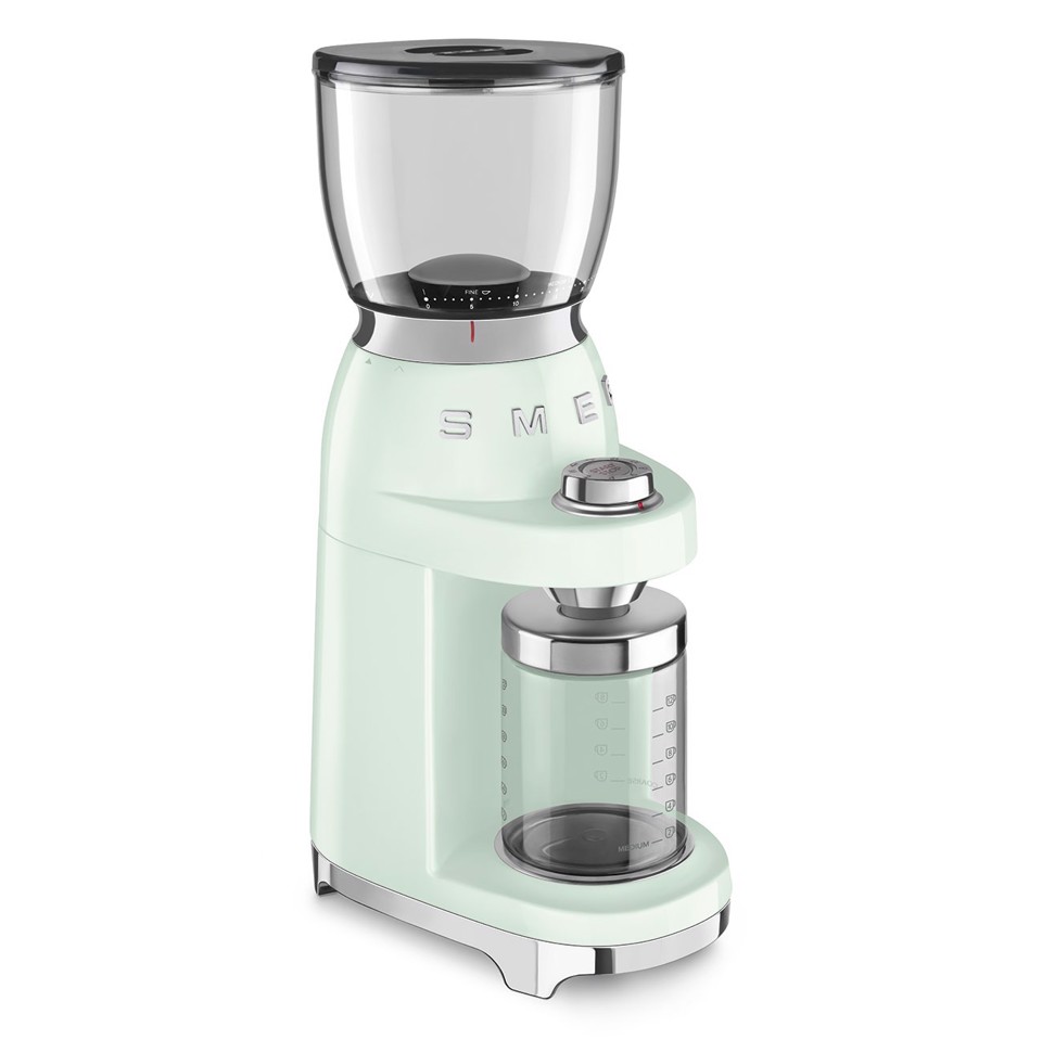 Smeg CGF11PGEU macina caffé 150 W Verde, Trasparente
