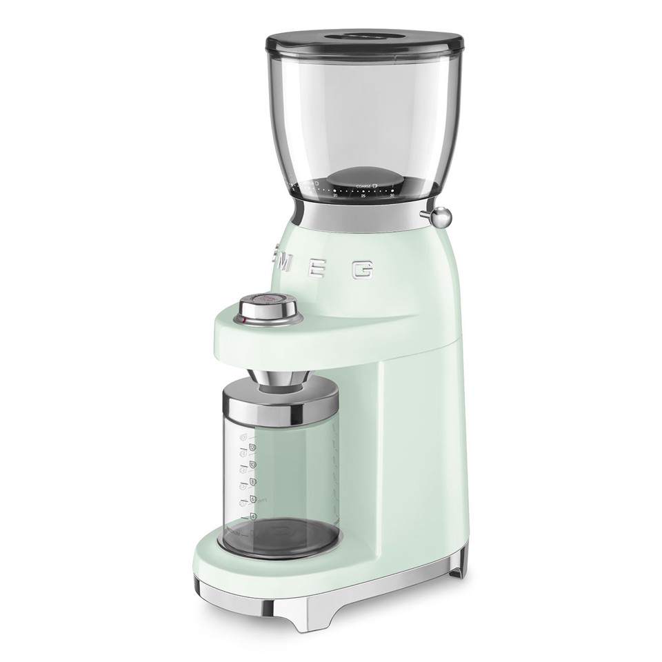 Smeg CGF11PGEU macina caffé 150 W Verde, Trasparente