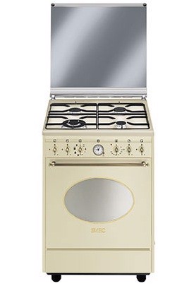 Smeg CO68GMP9 cucina Piano cottura Gas Crema A