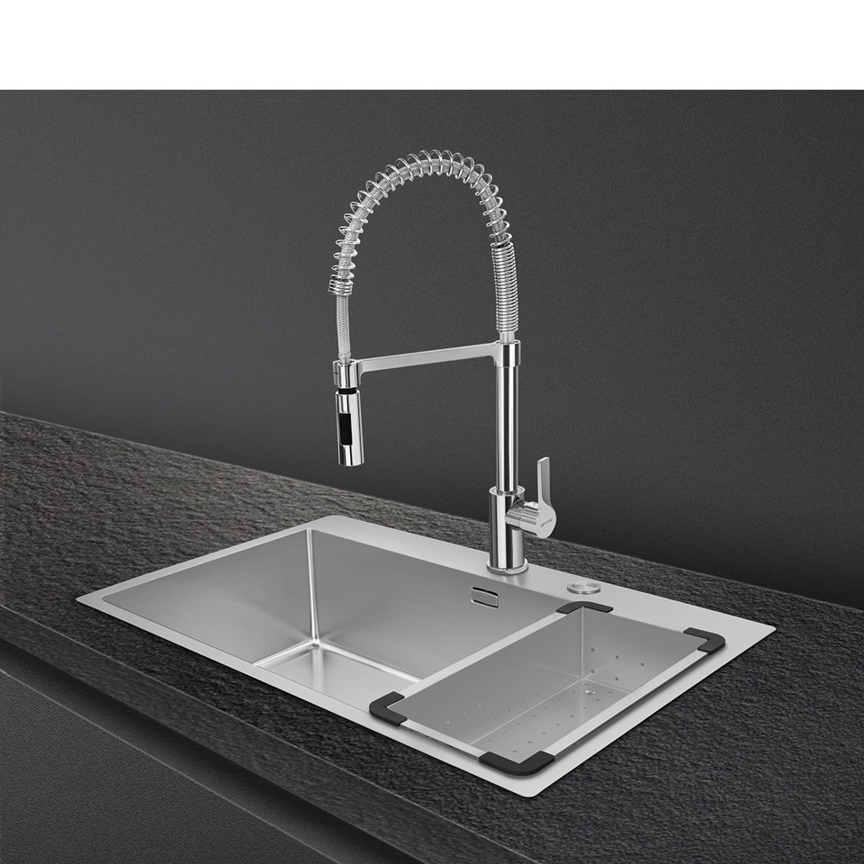 Smeg COL36 cestino e vassoio per lavello Colapasta per lavello Acciaio inossidabile