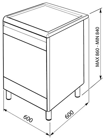 Smeg CX60SV9 cucina Piano cottura Combi Acciaio inossidabile A