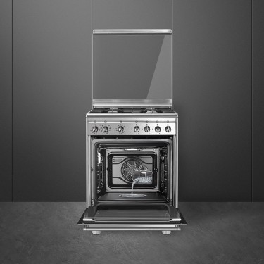 Smeg CX68MDS8 cucina Piano cottura Gas Acciaio inossidabile A