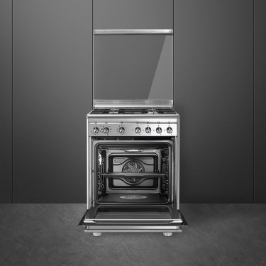 Smeg CX68MDS8 cucina Piano cottura Gas Acciaio inossidabile A