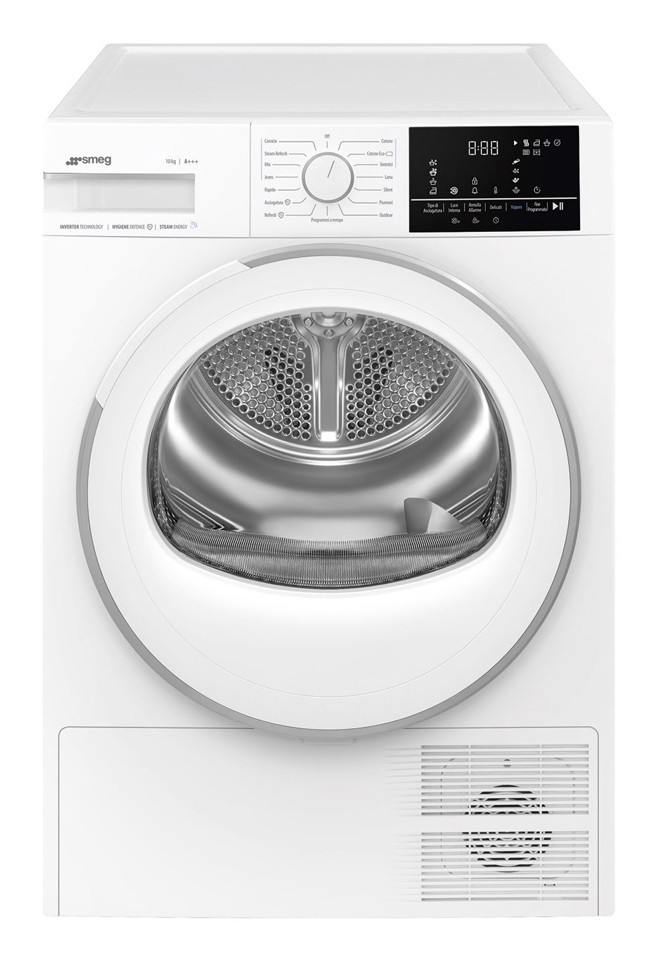 Smeg DN03SE asciugatrice Libera installazione Caricamento frontale 10 kg Bianco
