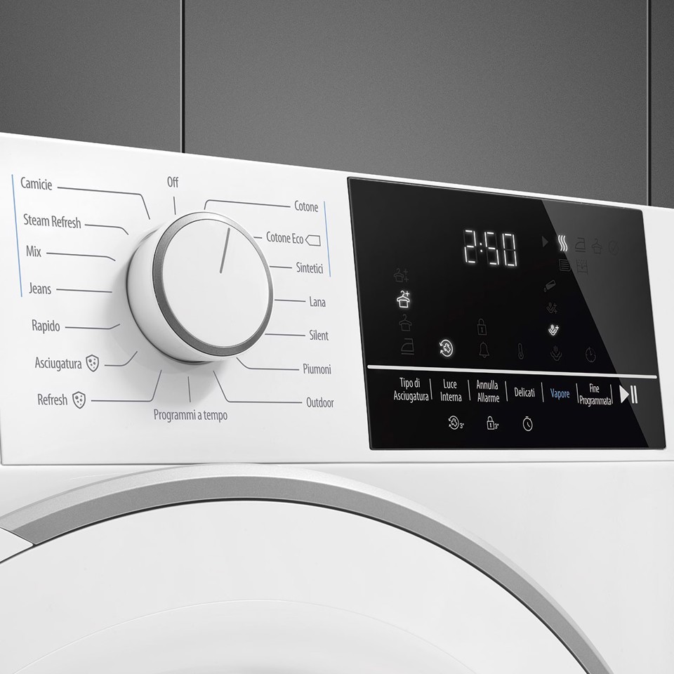 Smeg DN03SE asciugatrice Libera installazione Caricamento frontale 10 kg Bianco